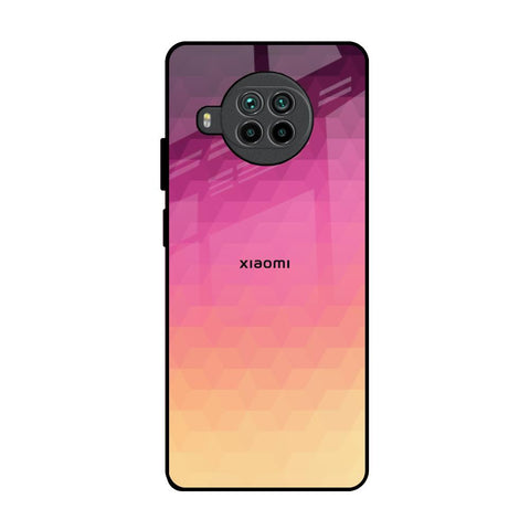 Geometric Pink Diamond Mi 10i 5G Glass Back Cover Online