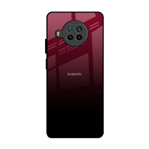 Wine Red Mi 10i 5G Glass Back Cover Online