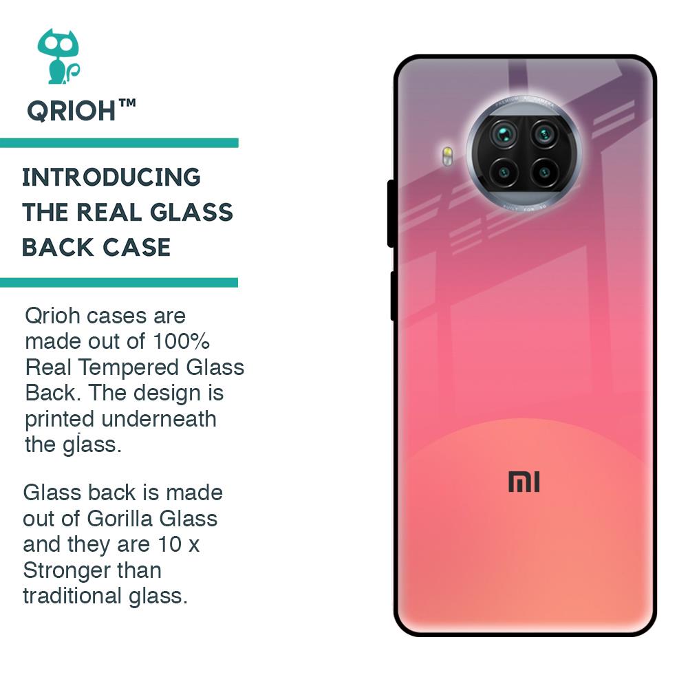 Sunset Orange Glass Case for Mi 10i 5G