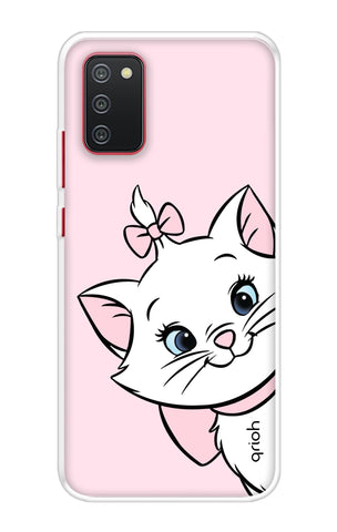 Cute Kitty Samsung Galaxy M02s Back Cover