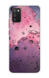 Space Doodles Art Samsung Galaxy M02s Back Cover