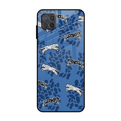 Blue Cheetah Samsung Galaxy M12 Glass Back Cover Online