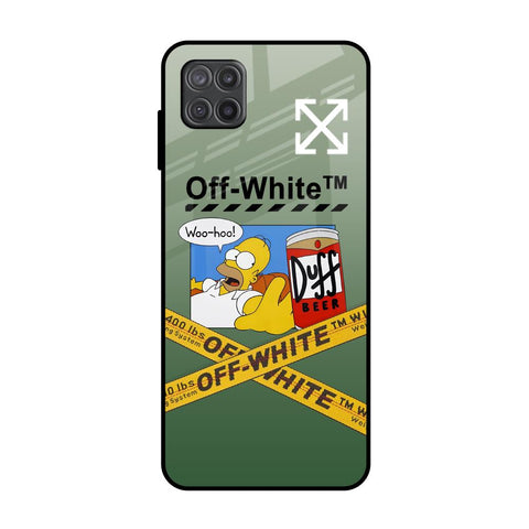 Duff Beer Samsung Galaxy M12 Glass Back Cover Online
