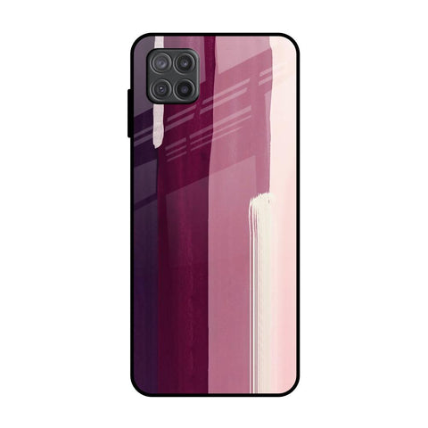 Brush Stroke Art Samsung Galaxy M12 Glass Back Cover Online