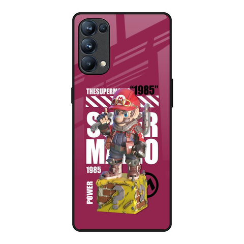 Gangster Hero Oppo Reno5 Pro Glass Back Cover Online