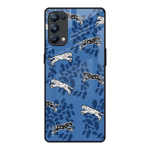 Blue Cheetah Oppo Reno5 Pro Glass Back Cover Online