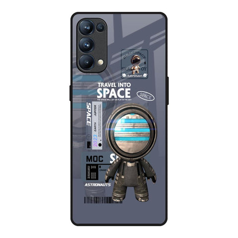 Space Travel Oppo Reno5 Pro Glass Back Cover Online