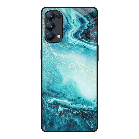 Sea Water Oppo Reno5 Pro Glass Back Cover Online