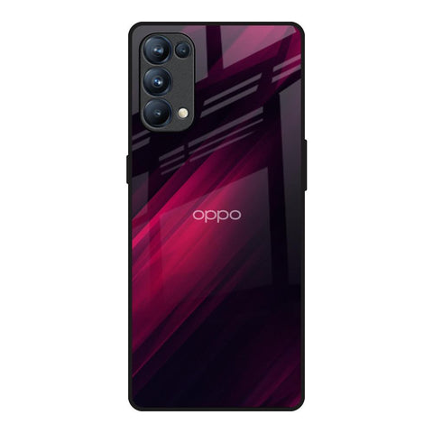 Razor Black Oppo Reno5 Pro Glass Back Cover Online