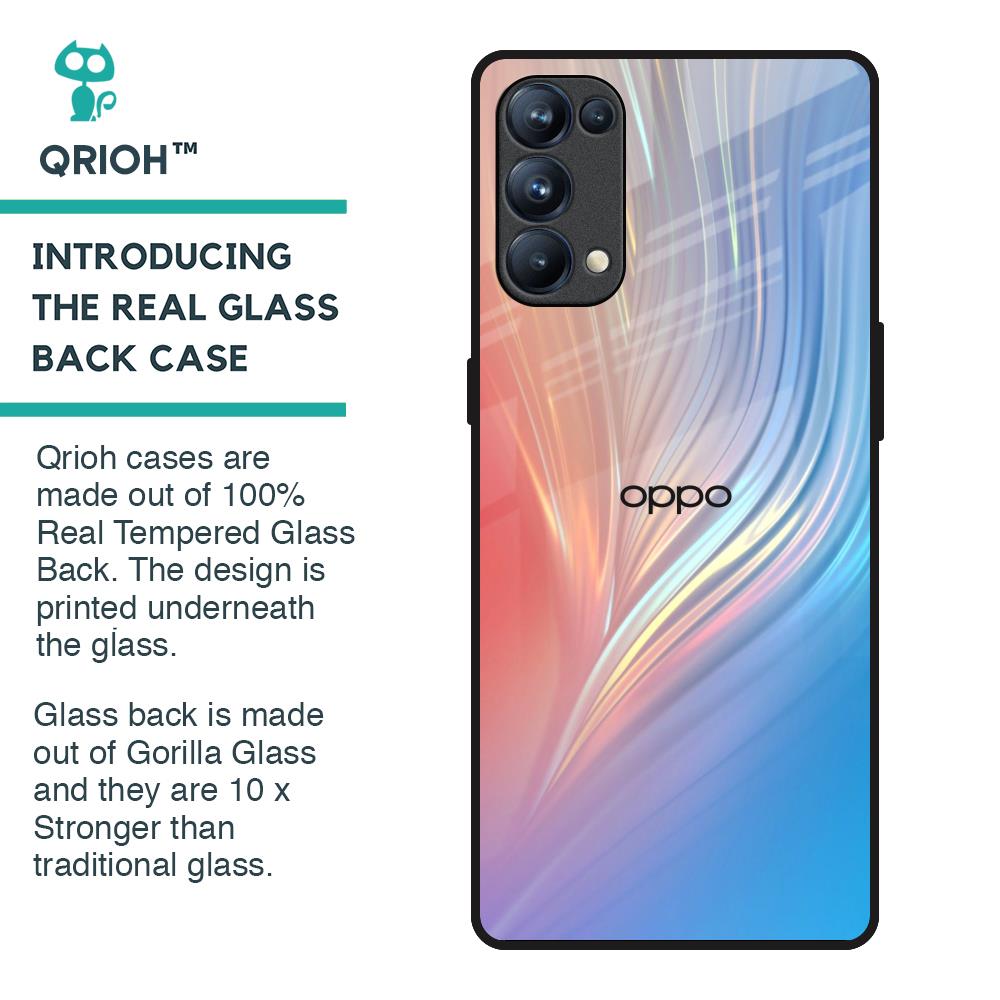 Mystic Aurora Glass Case for Oppo Reno5 Pro