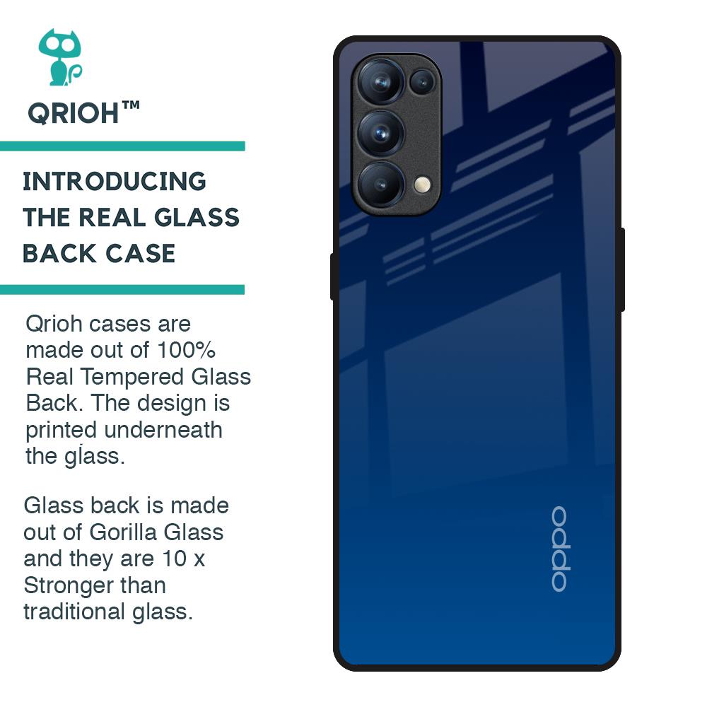 Very Blue Glass Case for Oppo Reno5 Pro