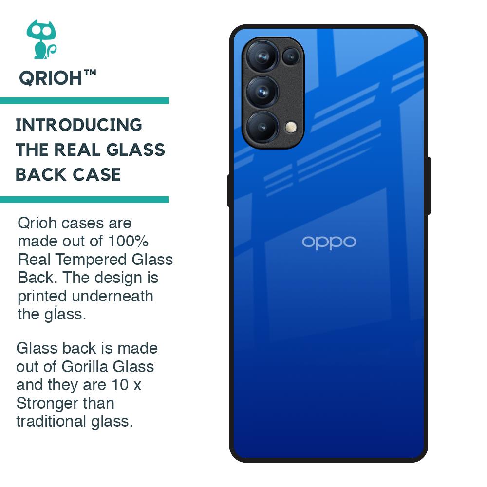 Egyptian Blue Glass Case for Oppo Reno5 Pro