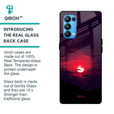 Morning Red Sky Glass Case For Oppo Reno5 Pro
