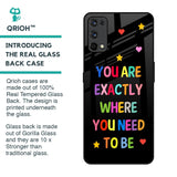 Magical Words Glass Case for Realme X7 Pro