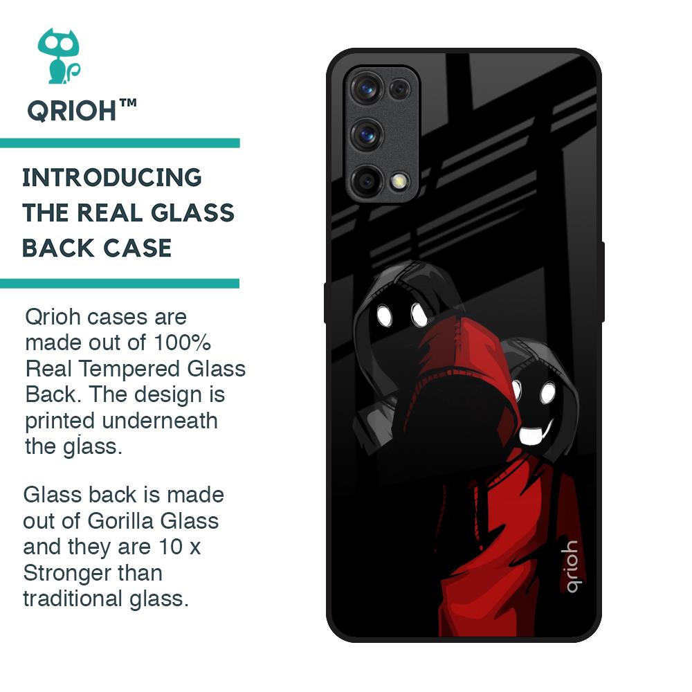 Shadow Character Glass Case for Realme X7 Pro