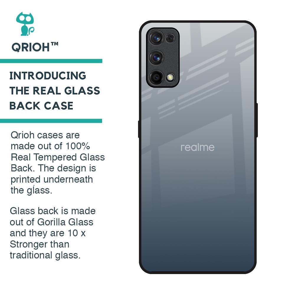 Dynamic Black Range Glass Case for Realme X7 Pro