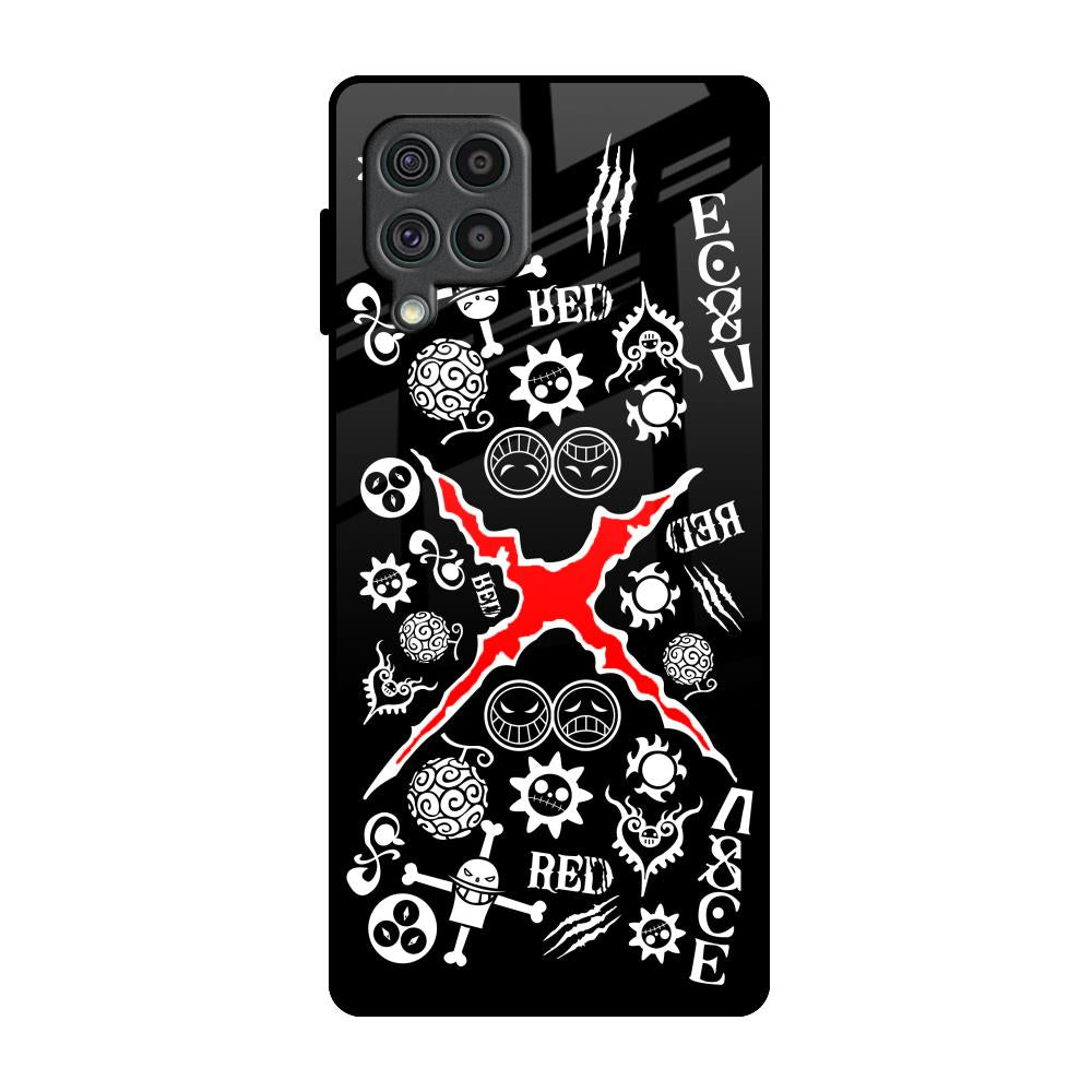 Red Zone Samsung Galaxy F62 Glass Back Cover Online