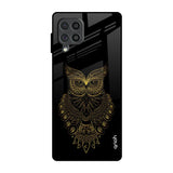 Golden Owl Samsung Galaxy F62 Glass Back Cover Online