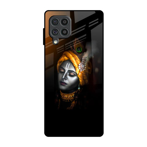 Ombre Krishna Samsung Galaxy F62 Glass Back Cover Online