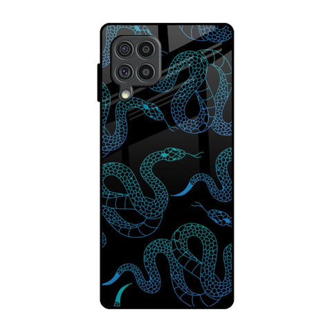 Serpentine Samsung Galaxy F62 Glass Back Cover Online