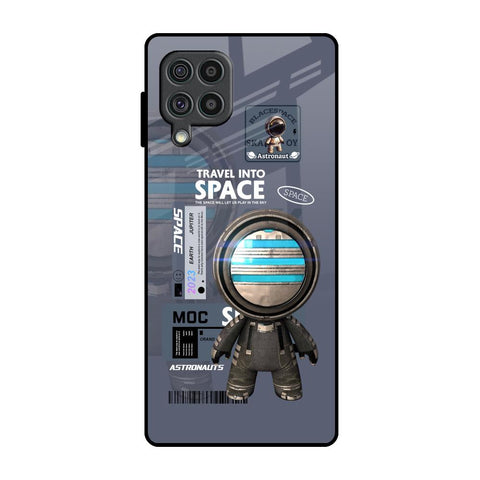 Space Travel Samsung Galaxy F62 Glass Back Cover Online