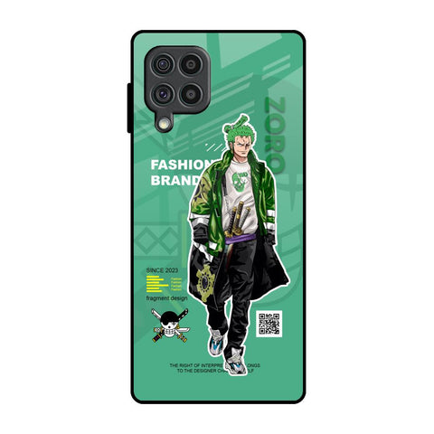 Zoro Bape Samsung Galaxy F62 Glass Back Cover Online