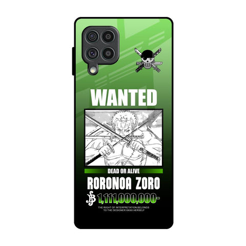 Zoro Wanted Samsung Galaxy F62 Glass Back Cover Online