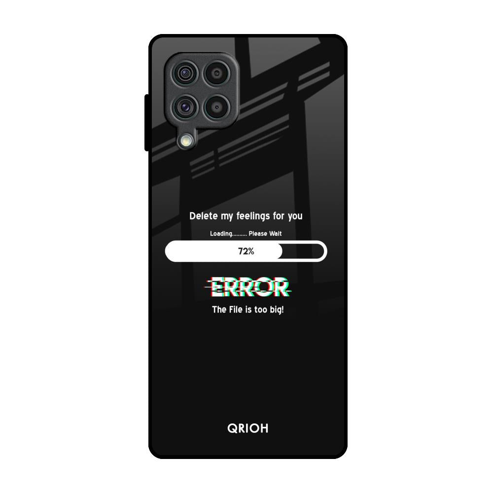Error Samsung Galaxy F62 Glass Back Cover Online