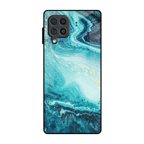 Sea Water Samsung Galaxy F62 Glass Back Cover Online