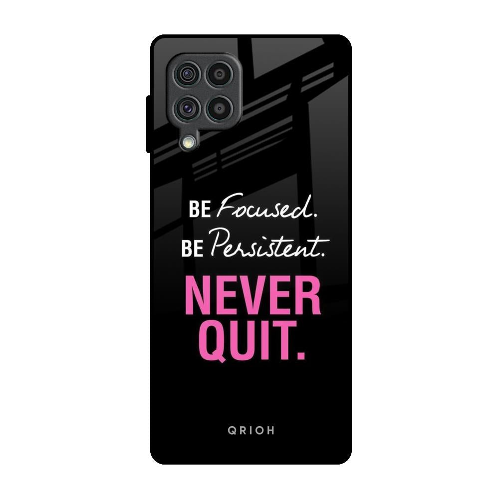 Be Focused Samsung Galaxy F62 Glass Back Cover Online