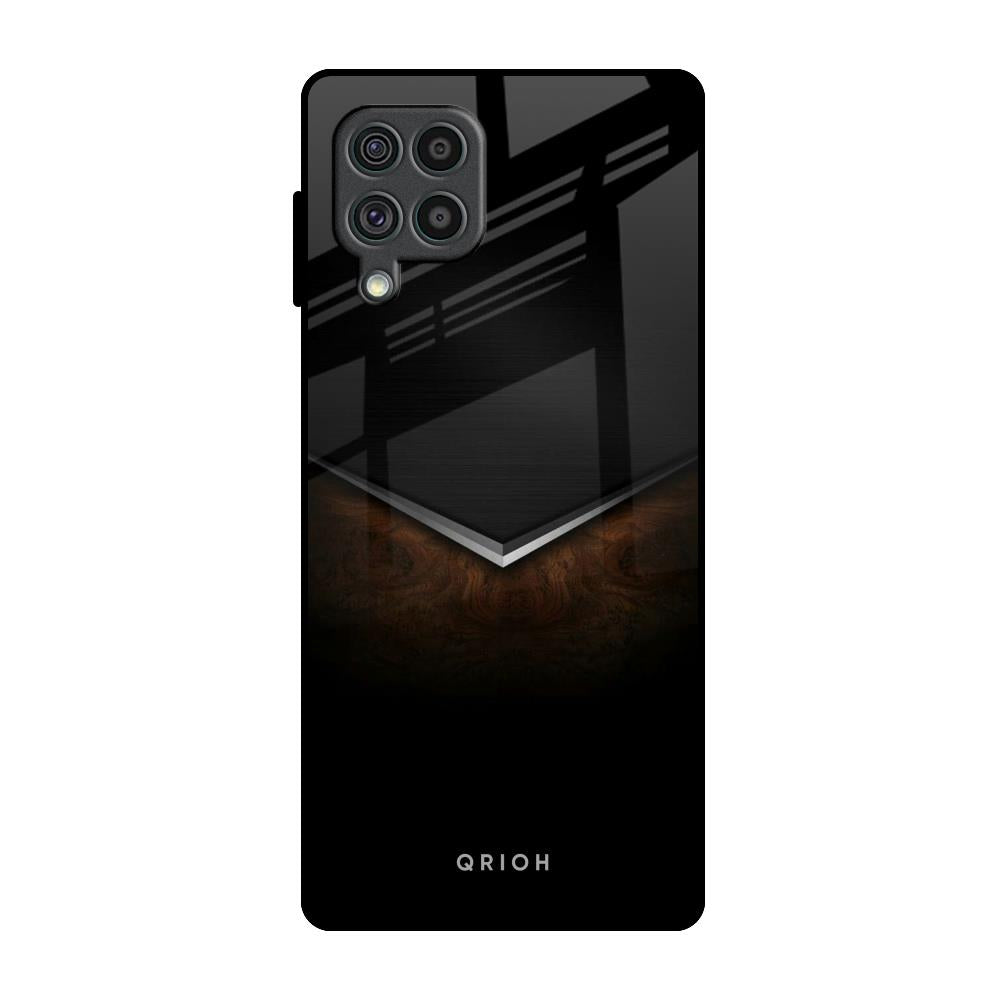 Dark Walnut Samsung Galaxy F62 Glass Back Cover Online