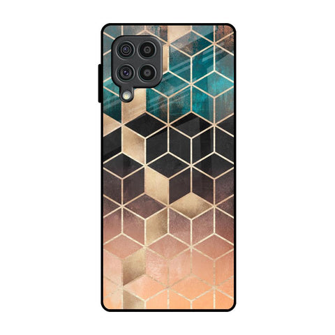 Bronze Texture Samsung Galaxy F62 Glass Back Cover Online