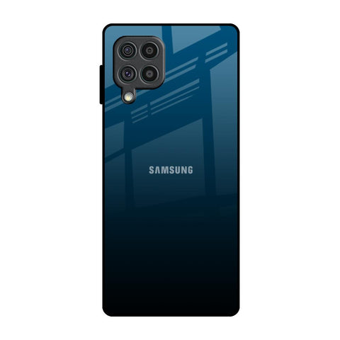 Sailor Blue Samsung Galaxy F62 Glass Back Cover Online