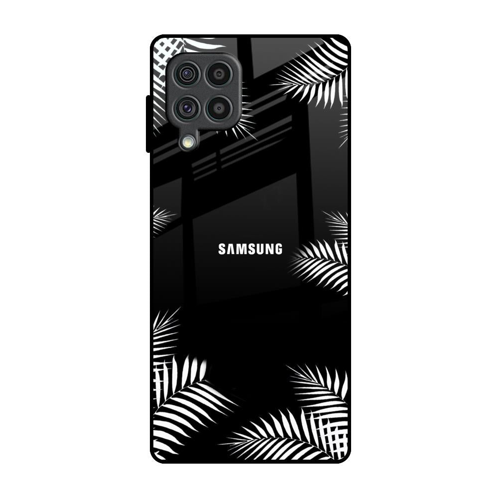 Zealand Fern Design Samsung Galaxy F62 Glass Back Cover Online