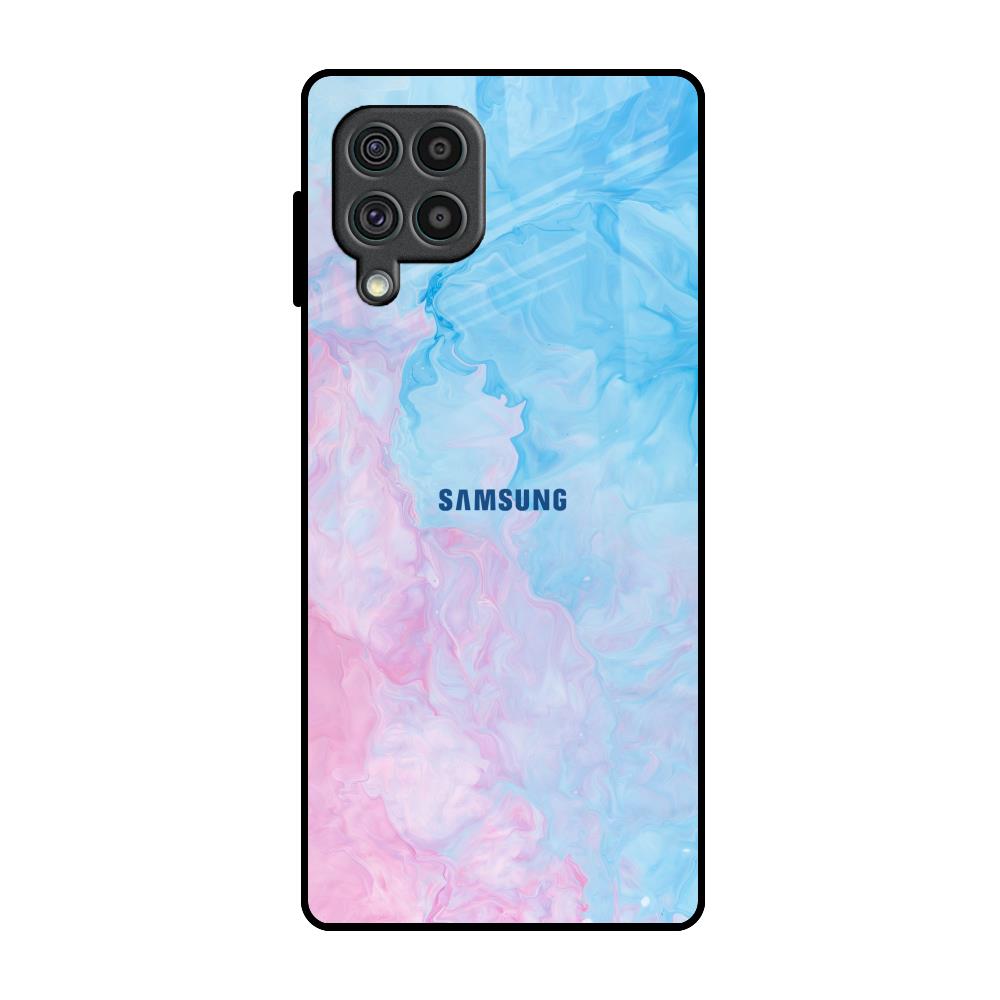 Mixed Watercolor Samsung Galaxy F62 Glass Back Cover Online