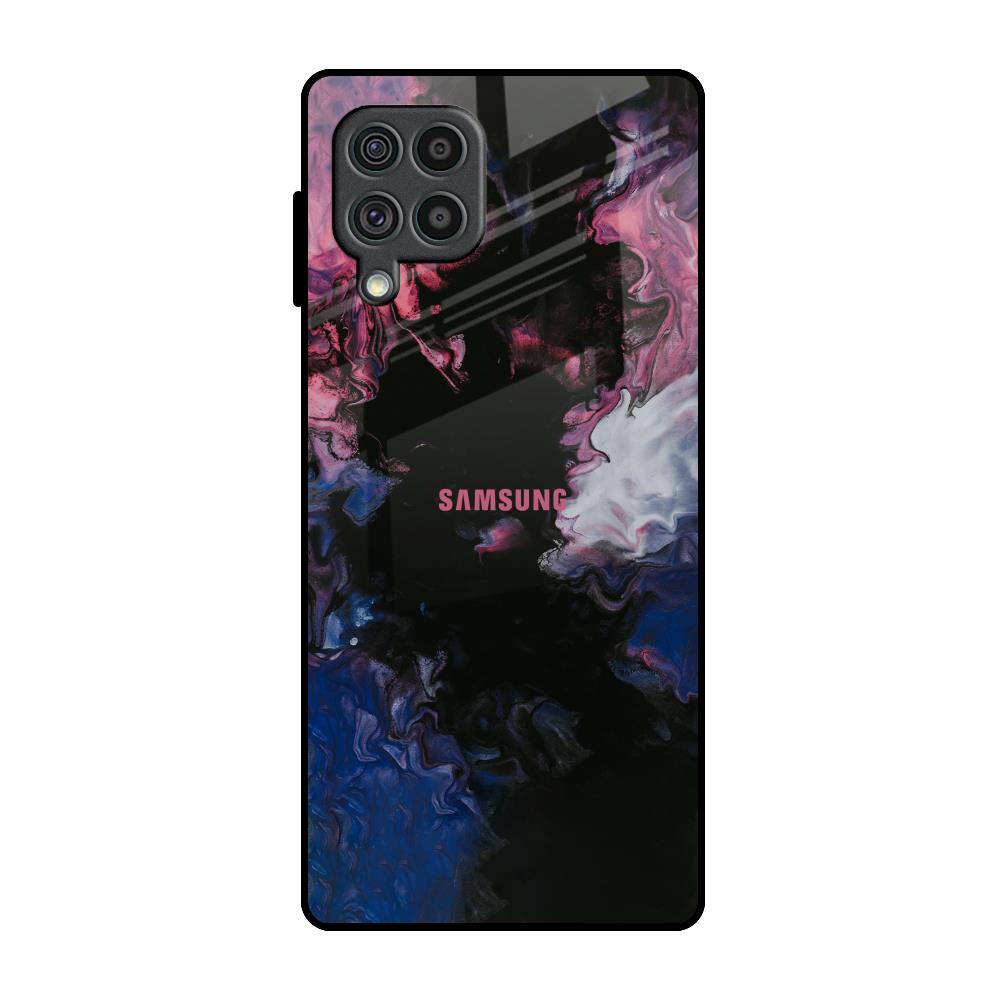 Smudge Brush Samsung Galaxy F62 Glass Back Cover Online