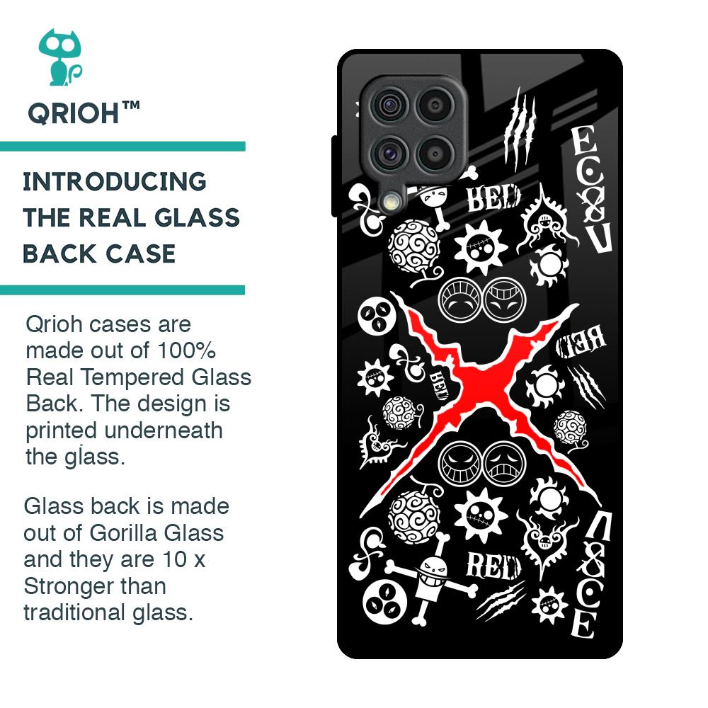 Red Zone Glass Case for Samsung Galaxy F62