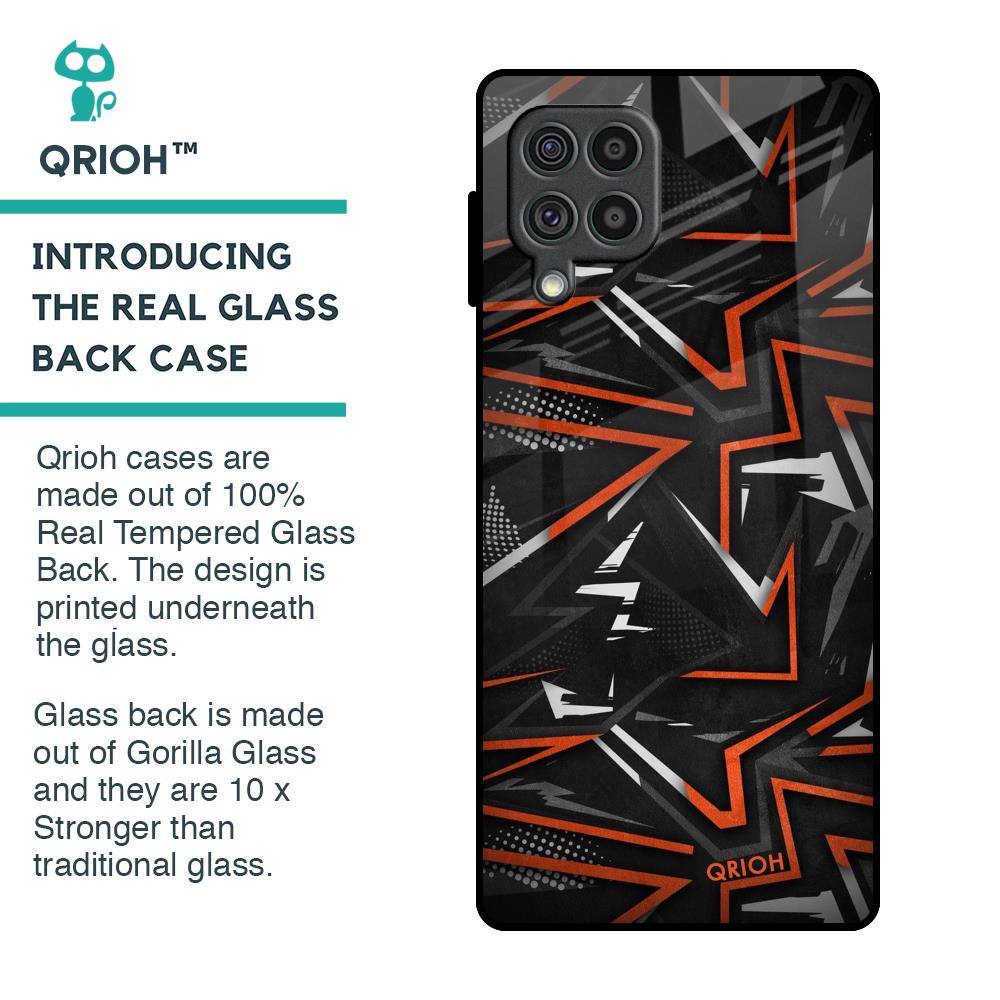 Vector Art Glass Case for Samsung Galaxy F62