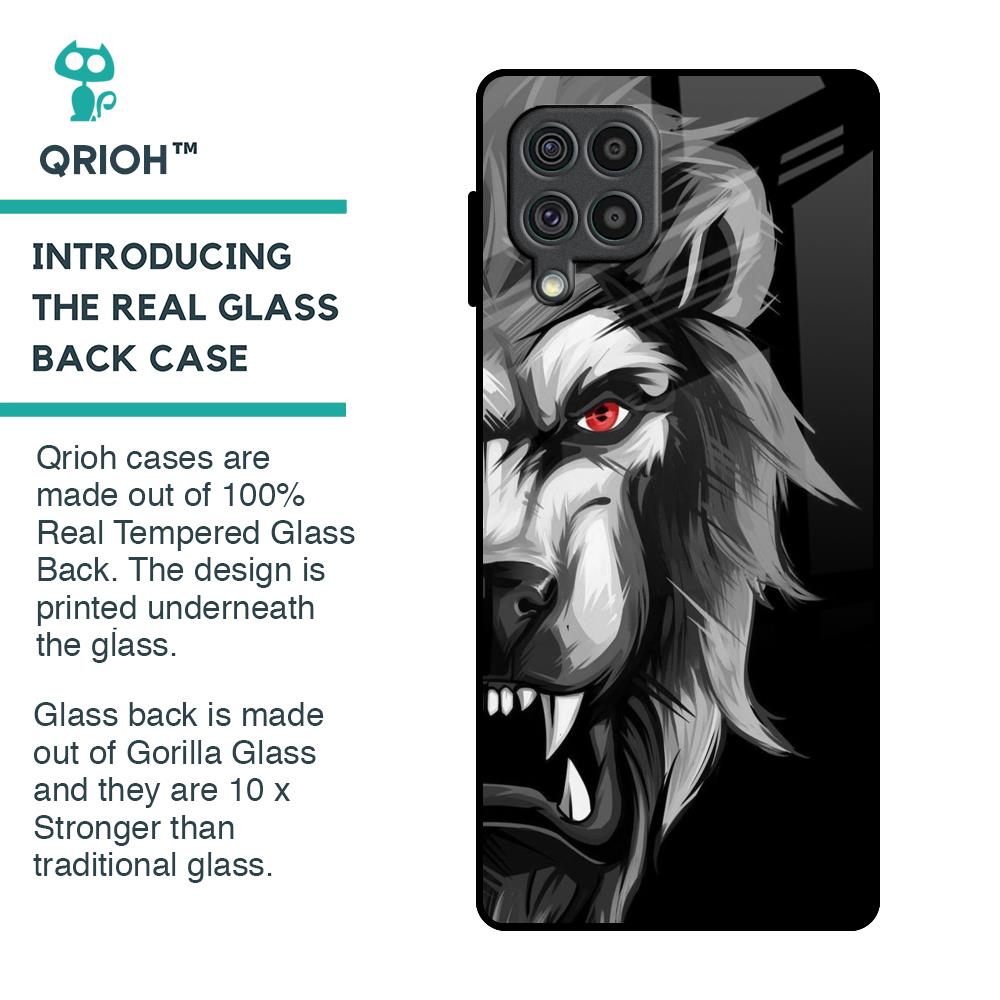 Wild Lion Glass Case for Samsung Galaxy F62