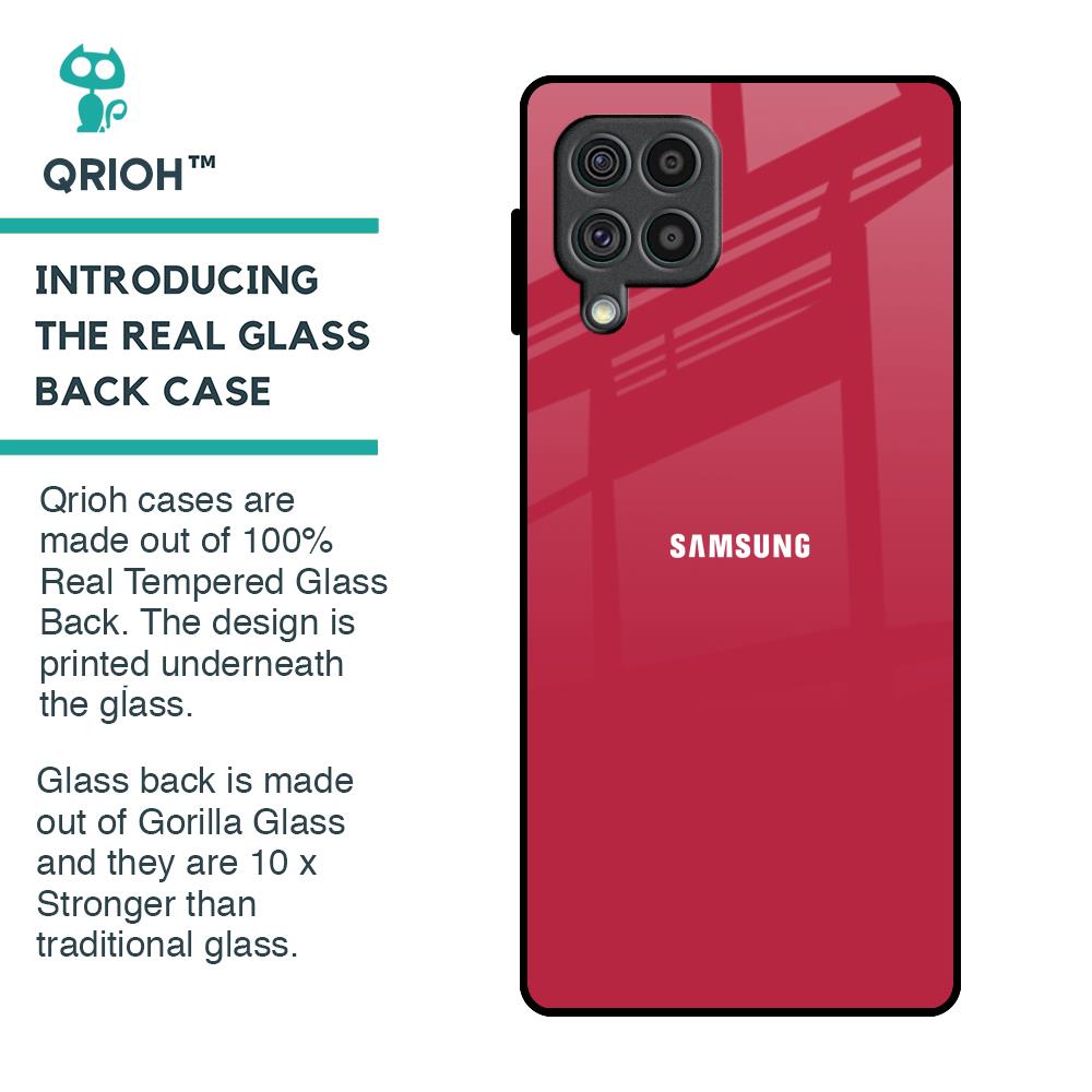 Solo Maroon Glass case for Samsung Galaxy F62