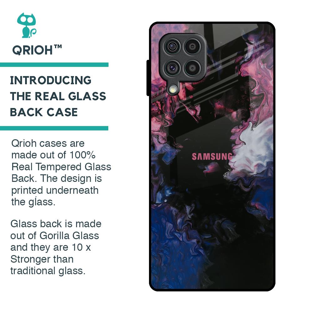 Smudge Brush Glass case for Samsung Galaxy F62
