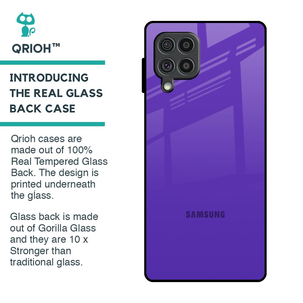 Amethyst Purple Glass Case for Samsung Galaxy F62
