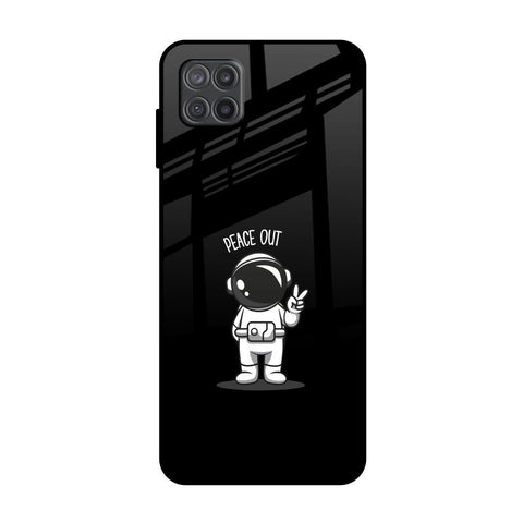 Peace Out Astro Samsung Galaxy A12 Glass Back Cover Online