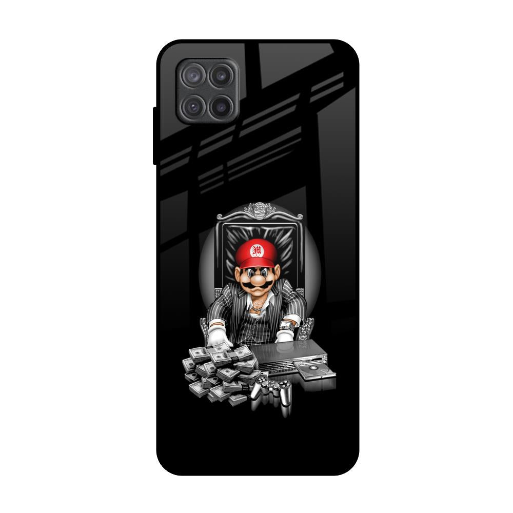 Dark Secret Samsung Galaxy A12 Glass Back Cover Online