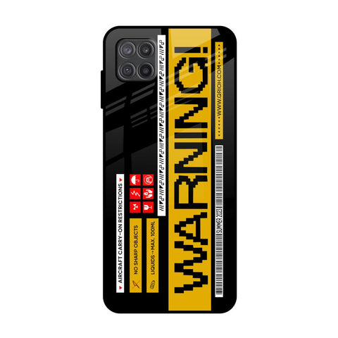 Aircraft Warning Samsung Galaxy A12 Glass Back Cover Online