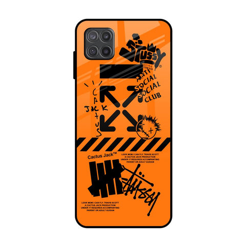 Anti Social Club Samsung Galaxy A12 Glass Back Cover Online