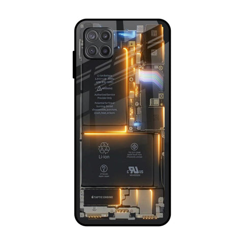 Glow Up Skeleton Samsung Galaxy A12 Glass Back Cover Online