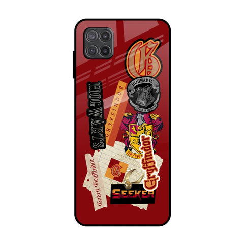 Gryffindor Samsung Galaxy A12 Glass Back Cover Online