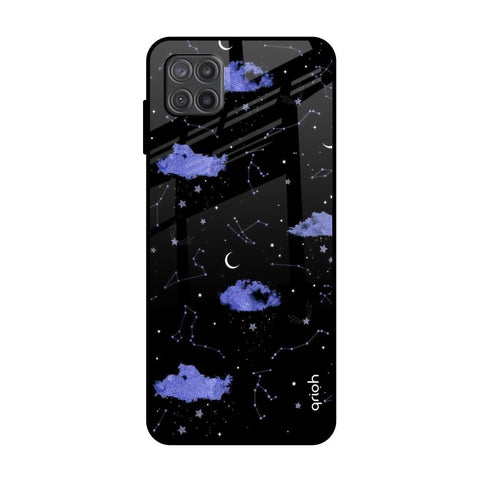 Constellations Samsung Galaxy A12 Glass Back Cover Online