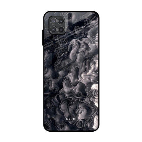Cryptic Smoke Samsung Galaxy A12 Glass Back Cover Online